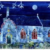 Ingworth Church - Norfolk - Acrylic collage