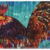 Le Coq - Acrylic collage