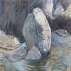 Stream boulder
