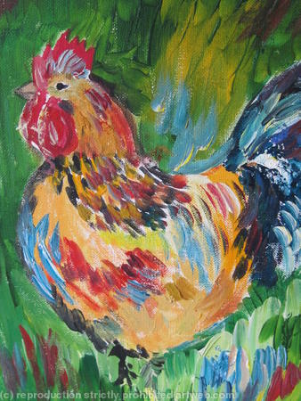 Fat cockerel