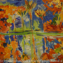 Reflections - warm rich colours