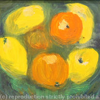 Still life - oranges and lemons