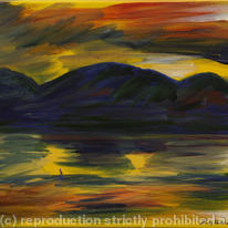 Sunrise over Malvern Hills