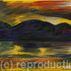 Sunset Over the Malverns