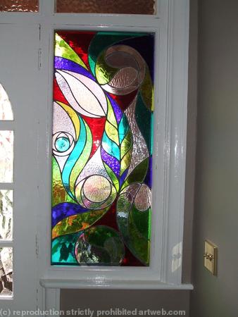 Tiffany glass window