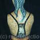 Mosaic manequin back… | (sold) | | Ceramic tiles, mirror and tile grout. Mosaic manequin back…