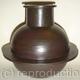 Black stoneware pot…