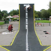 WEBBY - ROCKIN THE NEW PAINT JOB ON THE VERT WALL 2ST.GEORGES SKATEPARK 2007