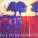 Blue Tree Sunset