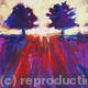 Blue Tree Sunset II