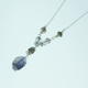 Iolite, Amethyst, Labradorite, Smokey Quartz and Silver Necklace