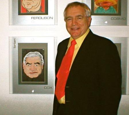 Fizzers- Brian Cox w. caricature