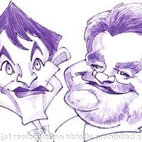 Matthew Horne and James Corden