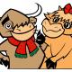 Hamish and Morag | | | pen & ink, digital colour Hamish and Morag