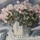 Cyclamen in White Pot
