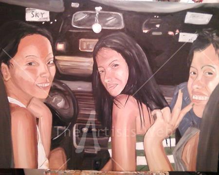 Filipino girls on night out