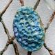 cast glass pebble | | 4 x 5cm | glass casting from clay impression work cast glass pebble