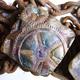 cast cog | | 9 x 9cm | cast & painted glass slab cast cog