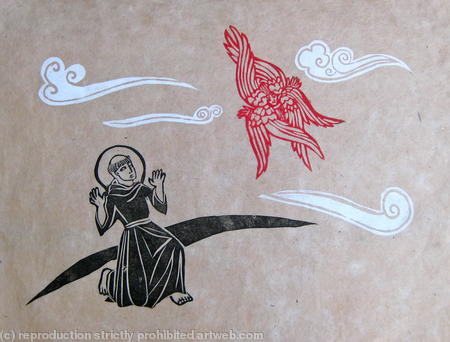 St Francis and the Angel