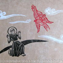 St Francis and the Angel