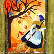 Sweeping Leaves