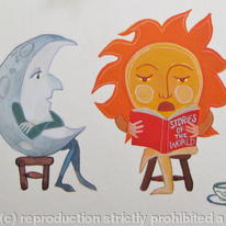 Sun reading to Moon