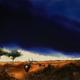 African Sky and Bontibok | £350 | | watercolour African Sky and Bontibok