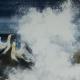 Cape Gannets | £400(sold) | | acrylic Cape Gannets
