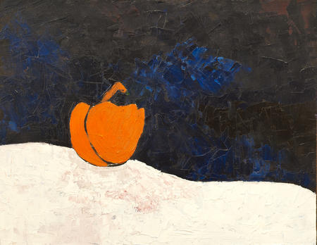 still life with orange pepper