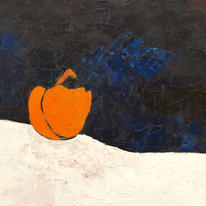 still life with orange pepper