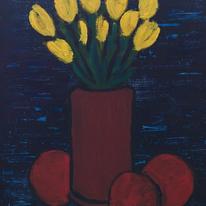 Still Life with Tulips and Oranges