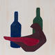 Dove with Two Bottles
