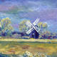 The Old Windmill | £70(sold) | | oil on canvas board The Old Windmill