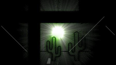 Green Cactus XMB Backround 