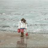 Reflections on The Sand - Acrylic on canvas sheet