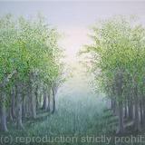 Summer Evening Light - Acrylic on Canvas
