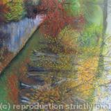 Autumn Colours IV Print - Blank Greetings Card Print from Original Soft Pastel
