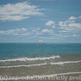 Bass Rock View - Acrylic on Canvas