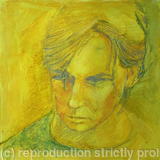 Annelle - Mixed media on board