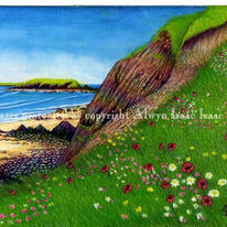 Cliffs and Sea West pembroke West Wales UK