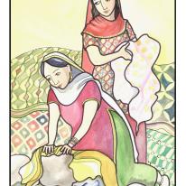 Asian washer women