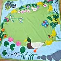 Spring story blanket