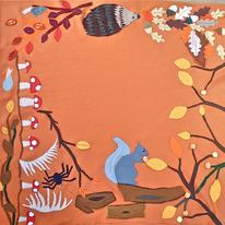 autumn story blanket