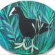 Coot | £75 | 36 x 28cm | Acrylic on oval canvas Coot