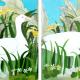 Goosey- Goosey diptych | £300 | | Acrylic on box canvas Goosey- Goosey diptych
