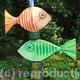 Fish pole assembled