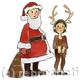 Santa and Rudolph
