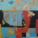 Two blue flowers | | | Mixed media on canvas SOLD Two blue flowers