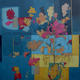 Because the night | | | Mixed media on canvas Because the night