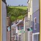 Mevagissey Fore Street. | | | Acrylic on wood. Mevagissey Fore Street.